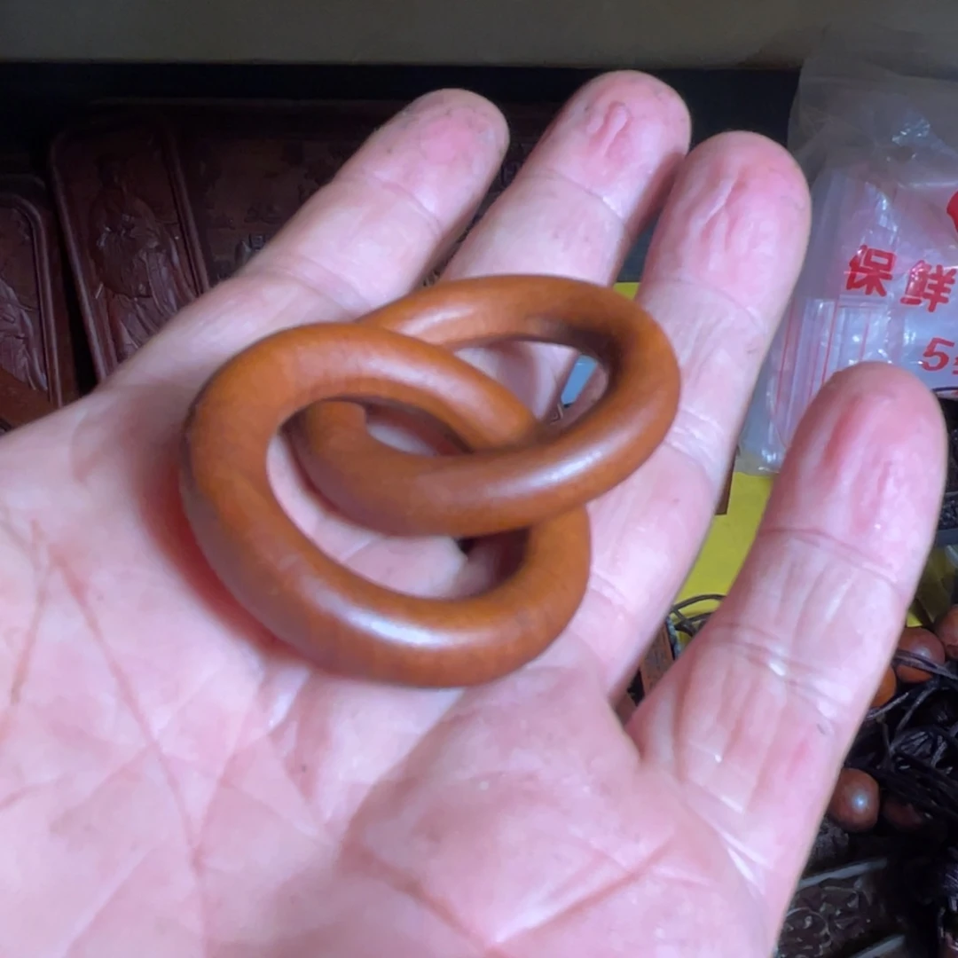 枣木雷击枣木雕刻乾坤圈