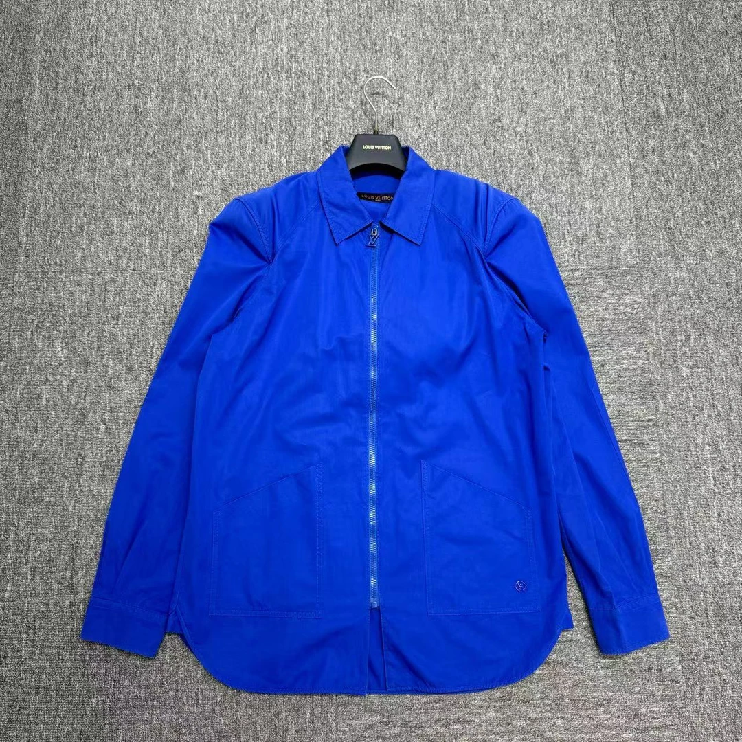 99新 LouisVuitton/路易威登 蓝色玩偶衬衫/L码/编码09089