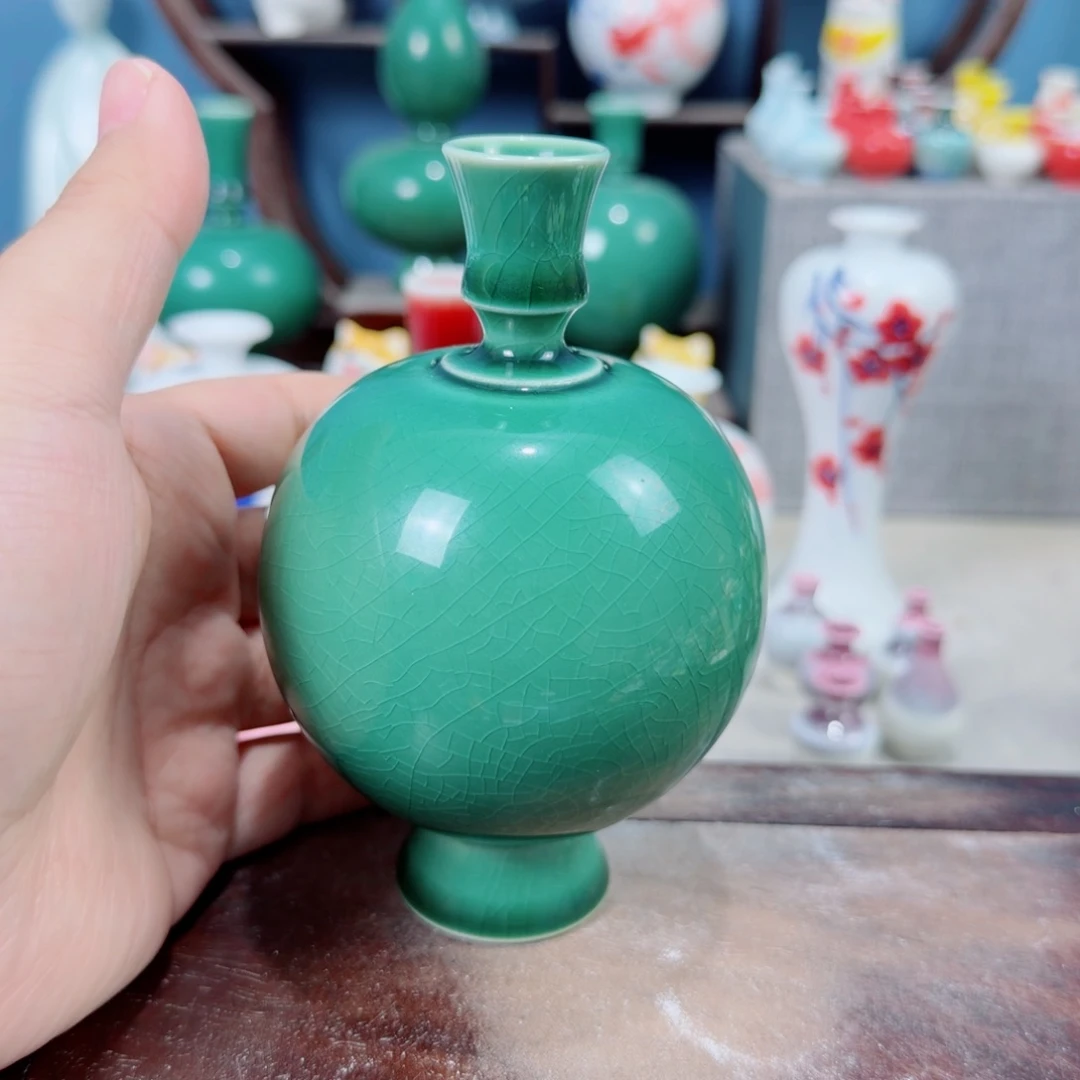 陶瓷手工小花器摆件