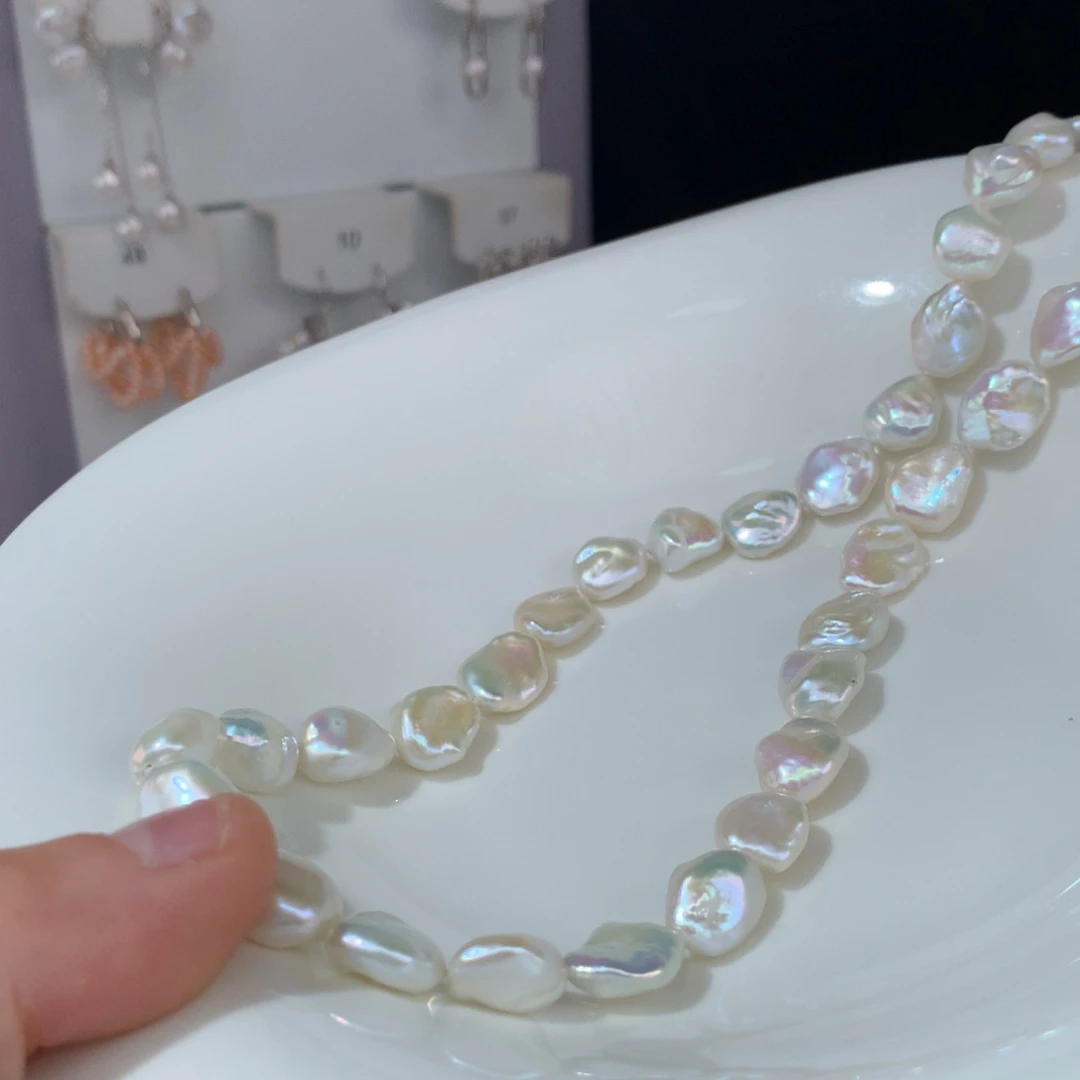 大***鹿银S925镶嵌淡水珍珠项链