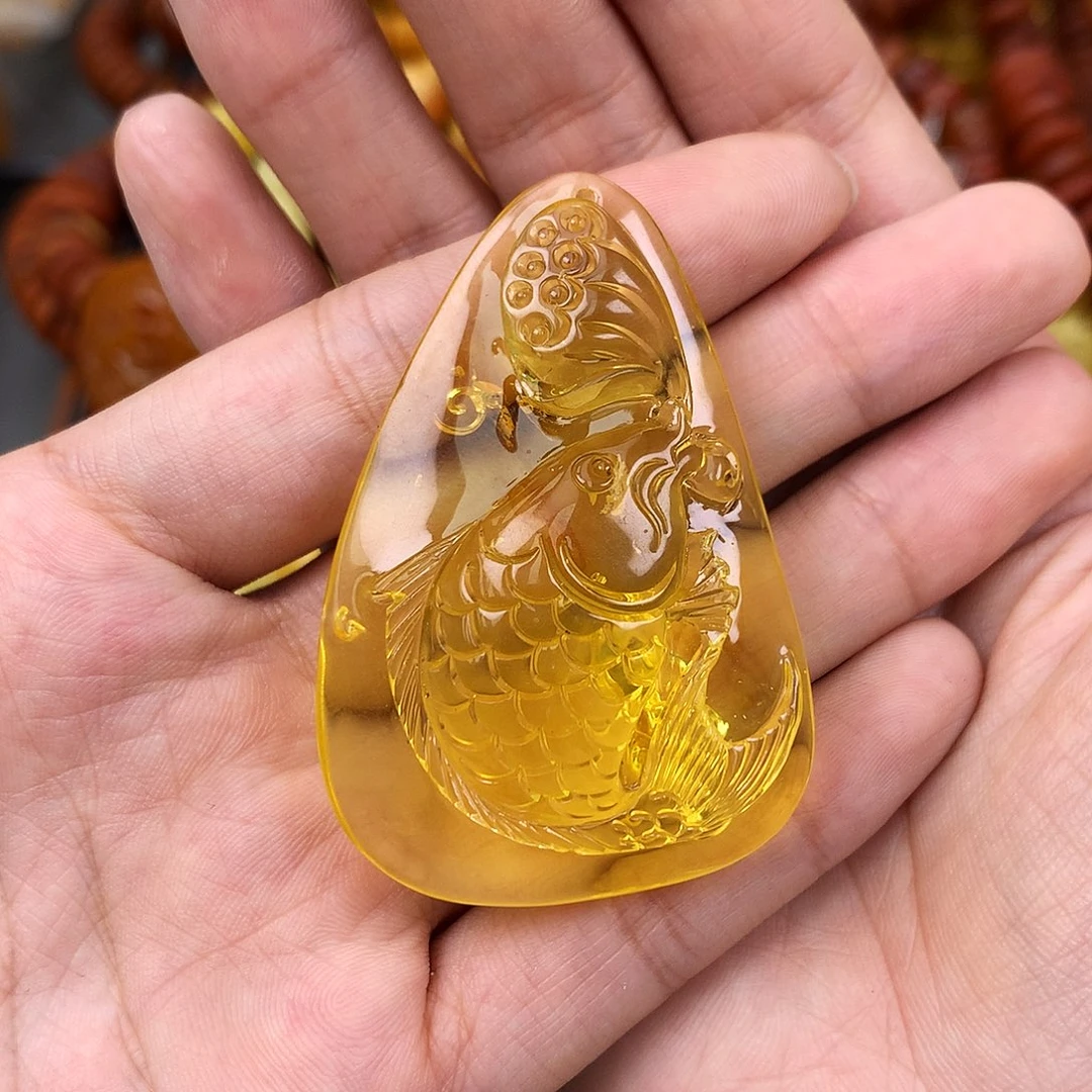 琥珀未镶嵌珠宝奇石