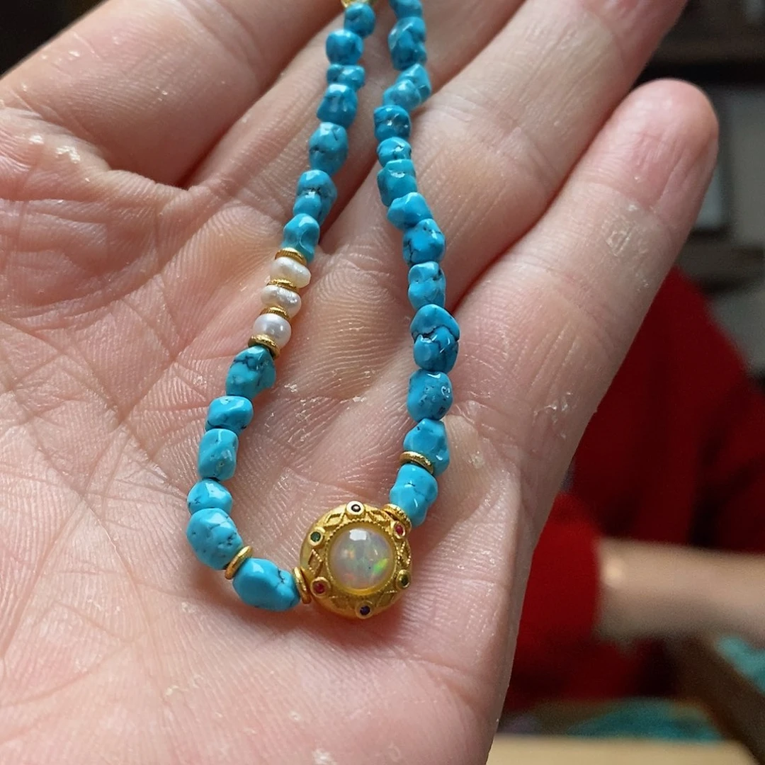 绿松石珠宝奇石未镶嵌