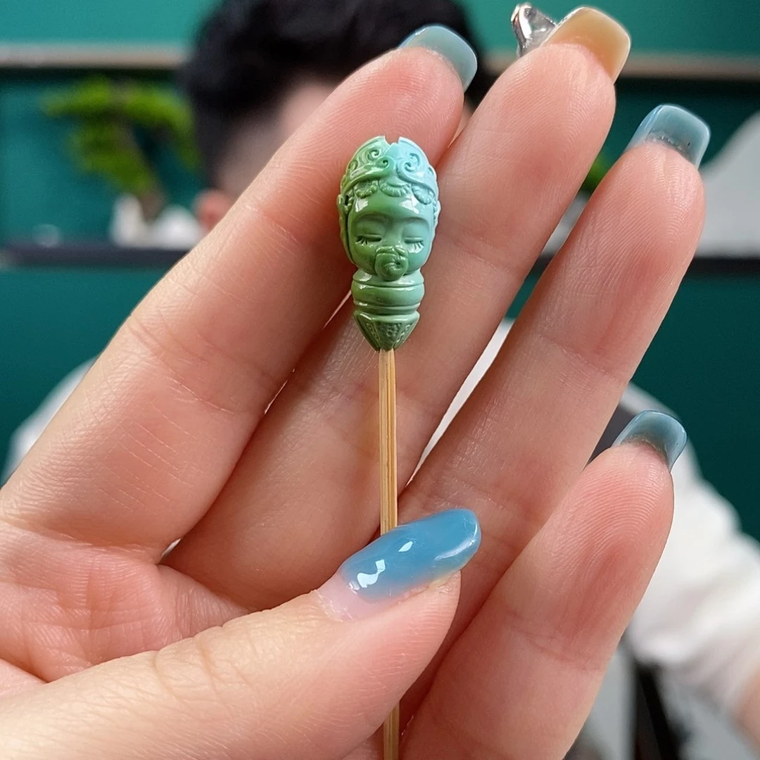 绿松石珠宝奇石未镶嵌