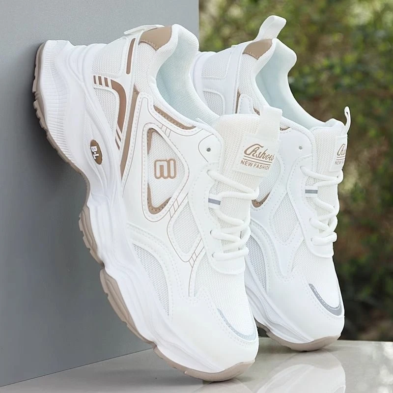 老爹鞋男2025夏季新款男士休闲运动鞋潮流百搭厚底防滑耐磨网面鞋