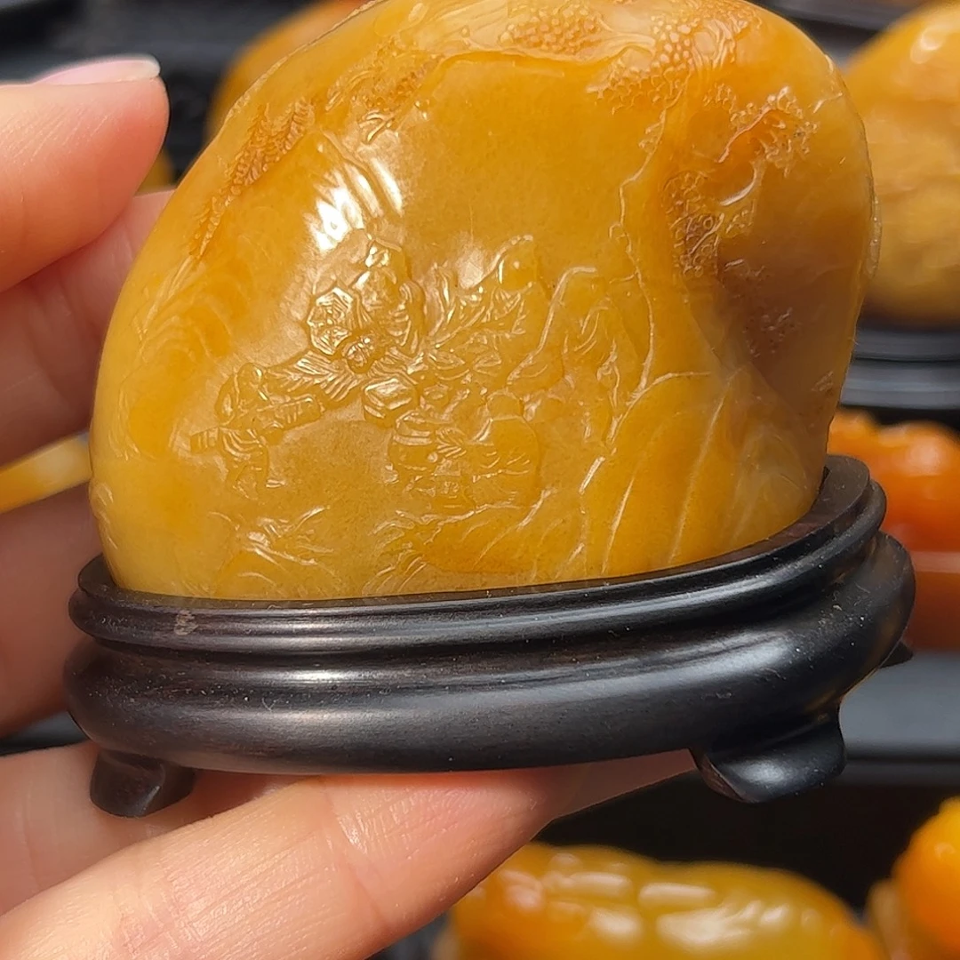 大***海印石寿山石田黄石印章