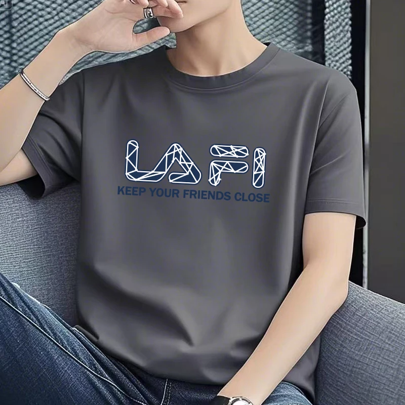 【6-1】2025纯棉男女同款纯棉T恤短袖t恤学生夏季ins潮牌潮