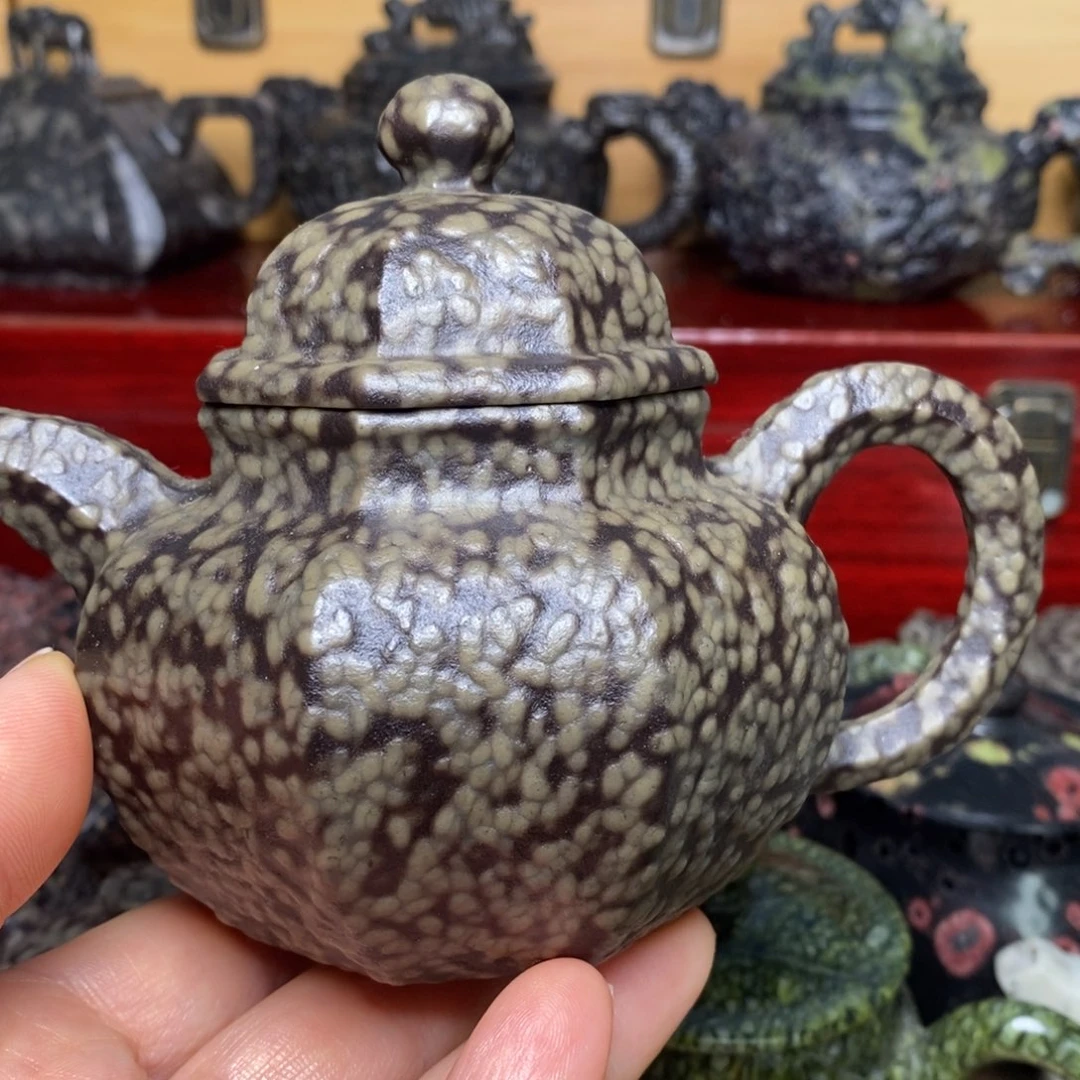 米粒石八方掇球壶220cc