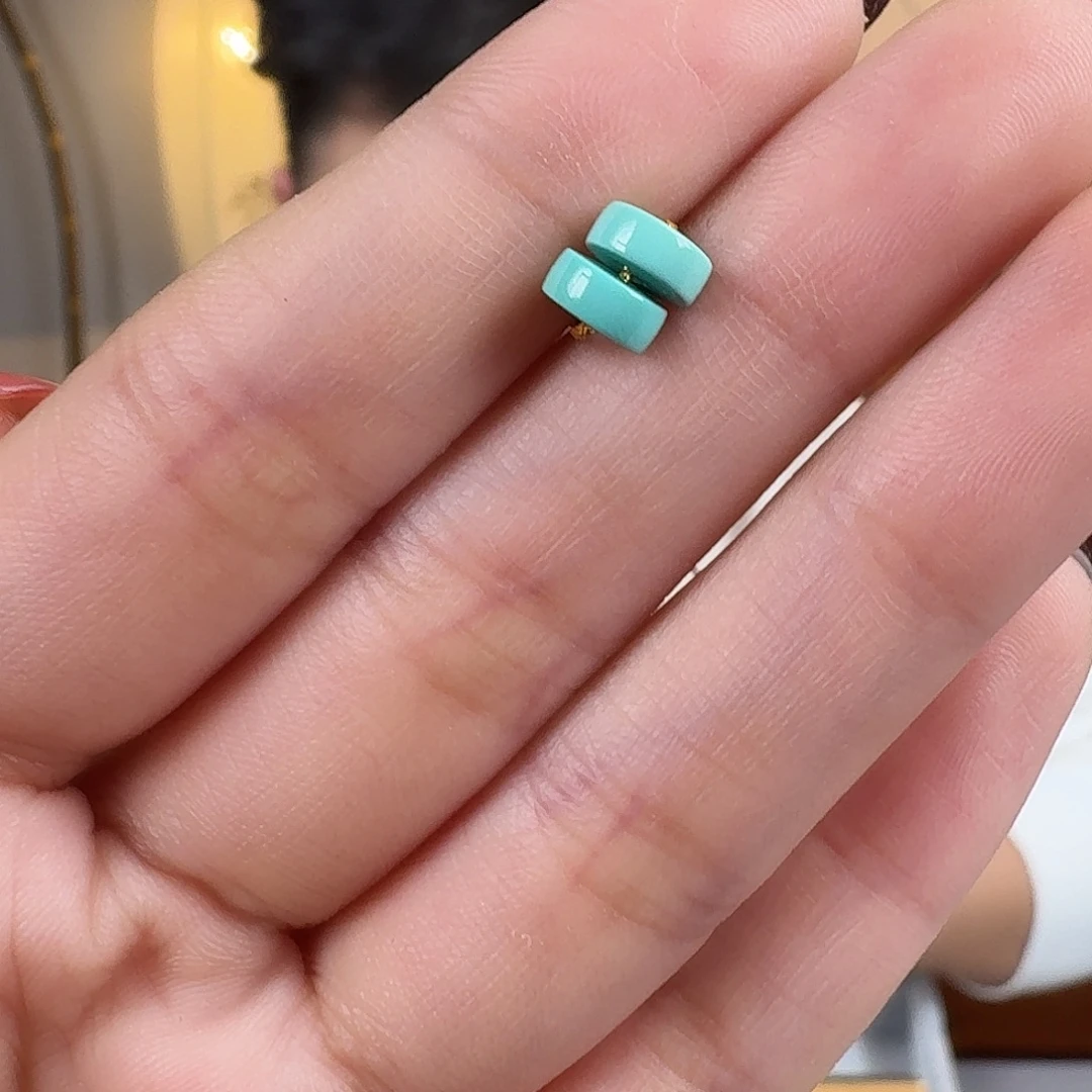 绿松石未镶嵌挂件