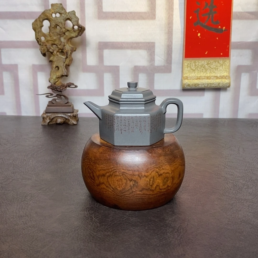 忘***忧紫砂茶壶紫砂茶具六方德钟