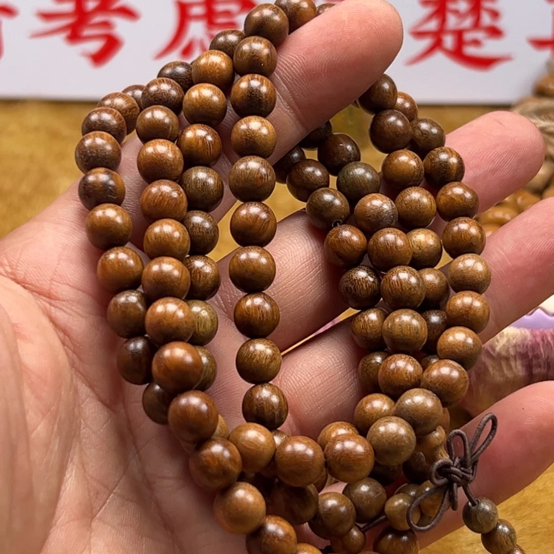 破布木（黄金檀）手串/手链0.8规格绿檀