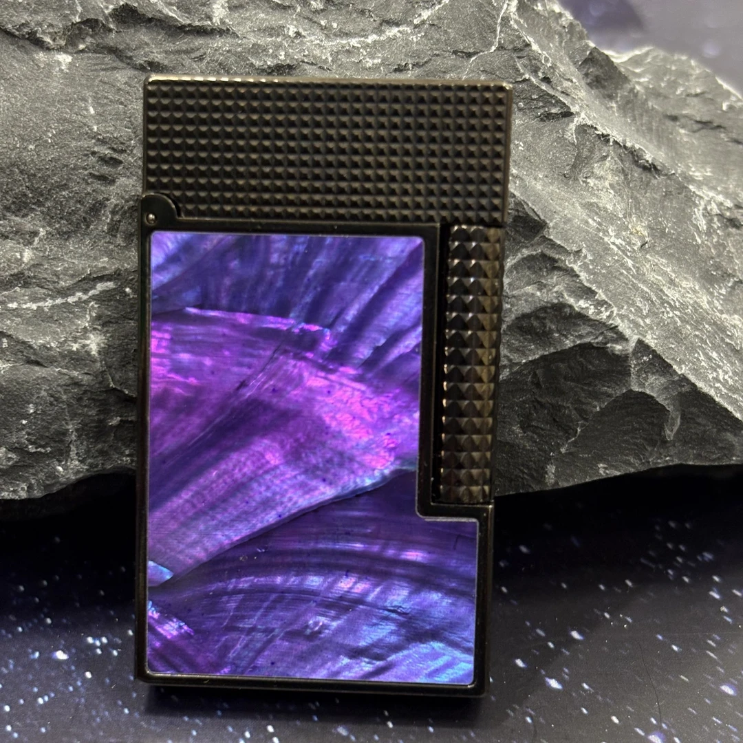 黑头紫贝金属机高档轻奢机打火机