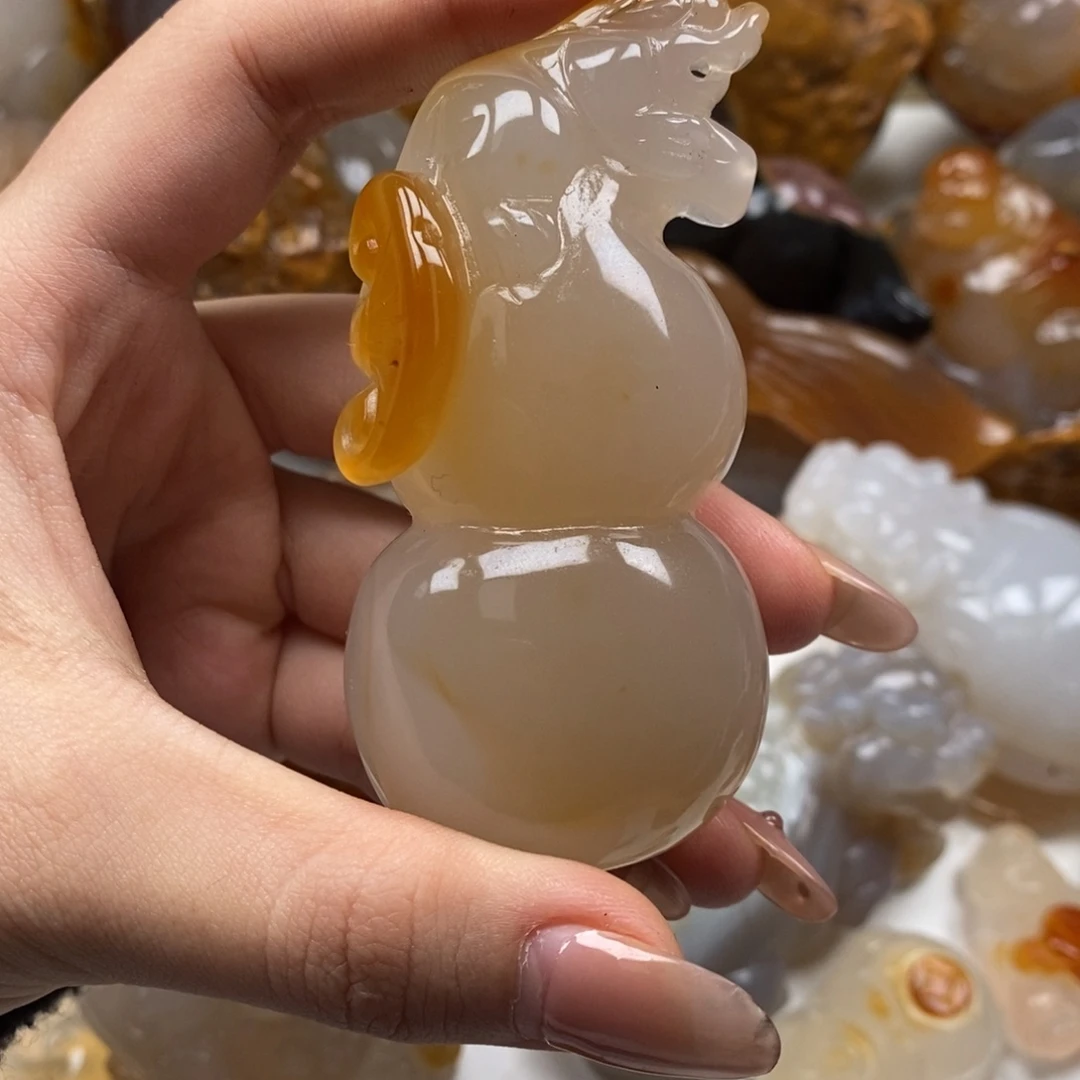 仗***生玛瑙/玉髓未镶嵌颈饰