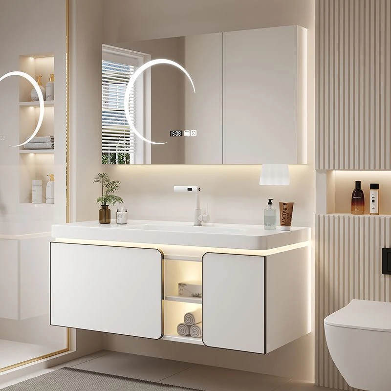 2025年新款陶瓷一体盆浴室柜组合洗脸盆卫生间洗漱台陶一体盆