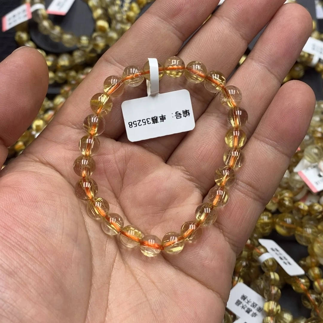 发晶手串未镶嵌卓慕水晶天然发晶自己