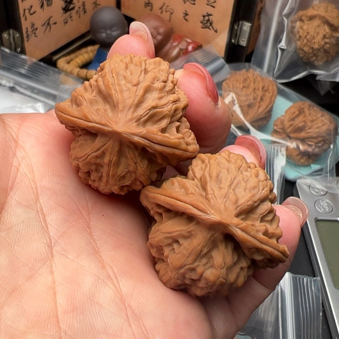 文玩核桃把件磐石34全品