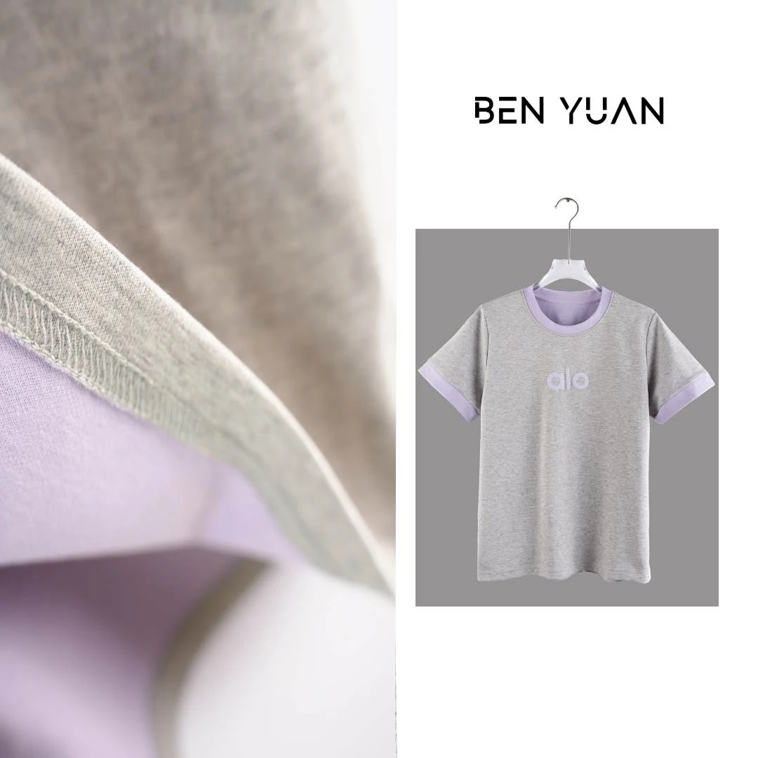 本原&BEN YUAN【alo】休闲百搭撞色短袖-YY039