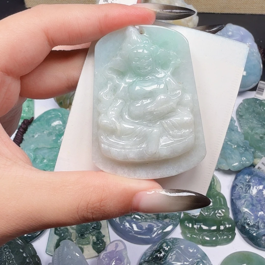 翡翠未镶嵌挂件翡翠