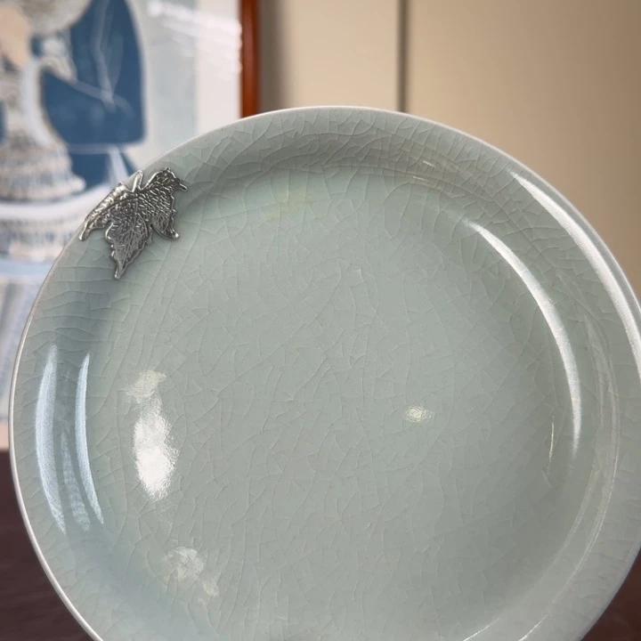 勒***仔紫砂茶壶盘子字字