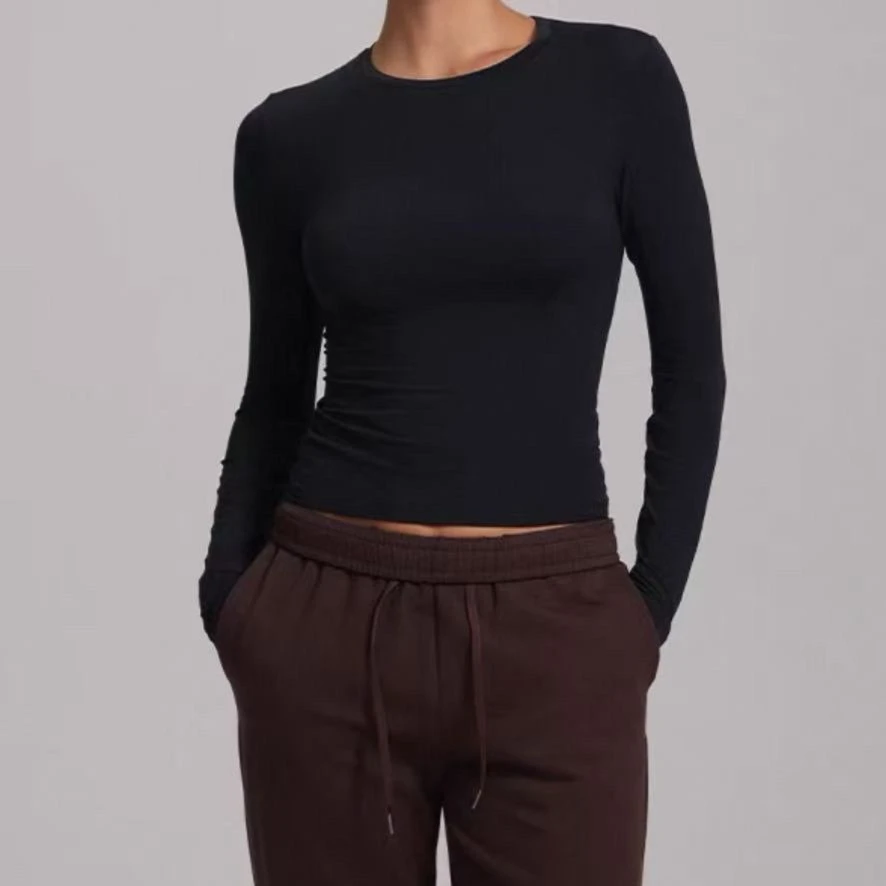 FNPN品牌（两件划算）25年卡戴删风秋冬抖音纯色短袖思思姐家居服