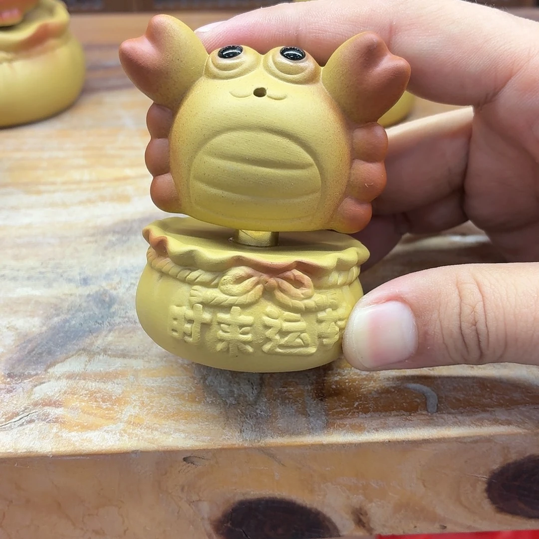 陶园柴烧，精品高货螃蟹