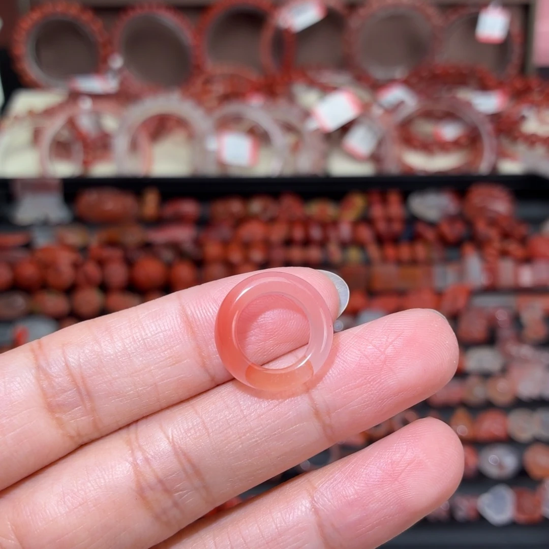 南红玛瑙未镶嵌颈饰跑环10+