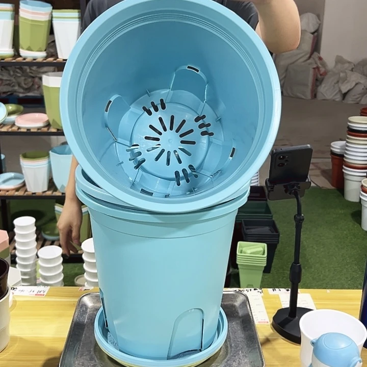 特价圆控口27.5高27.5蓝色带托3只