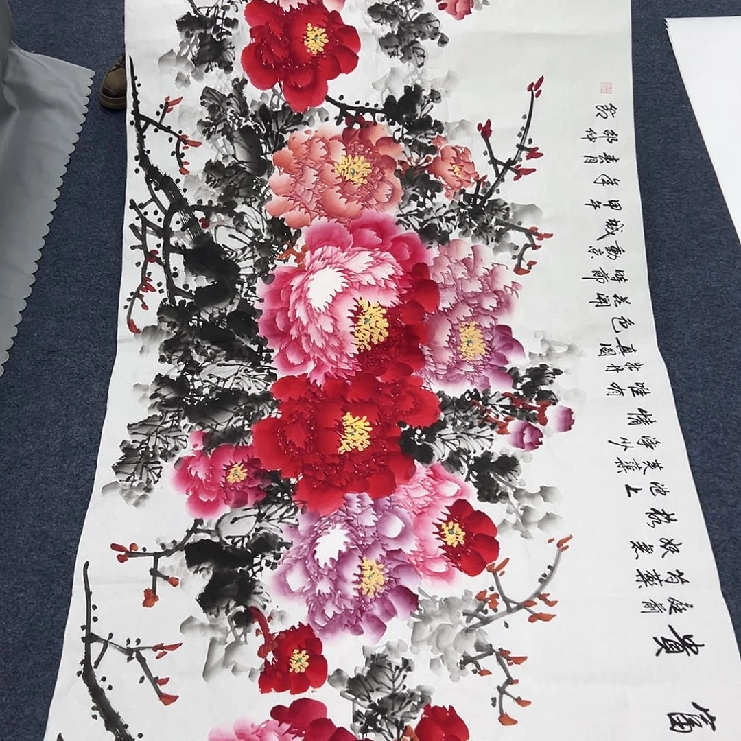 国画国画作品宣纸纯手绘