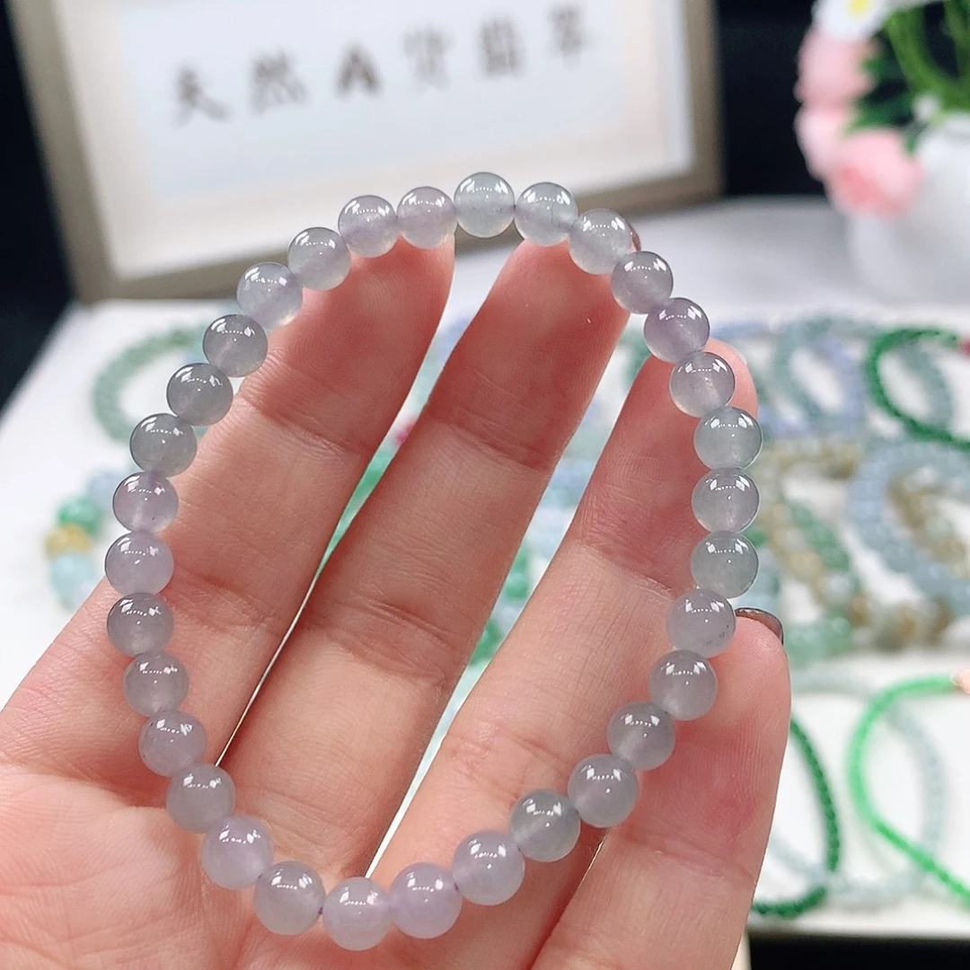 翡翠未镶嵌手链手链5.8mm