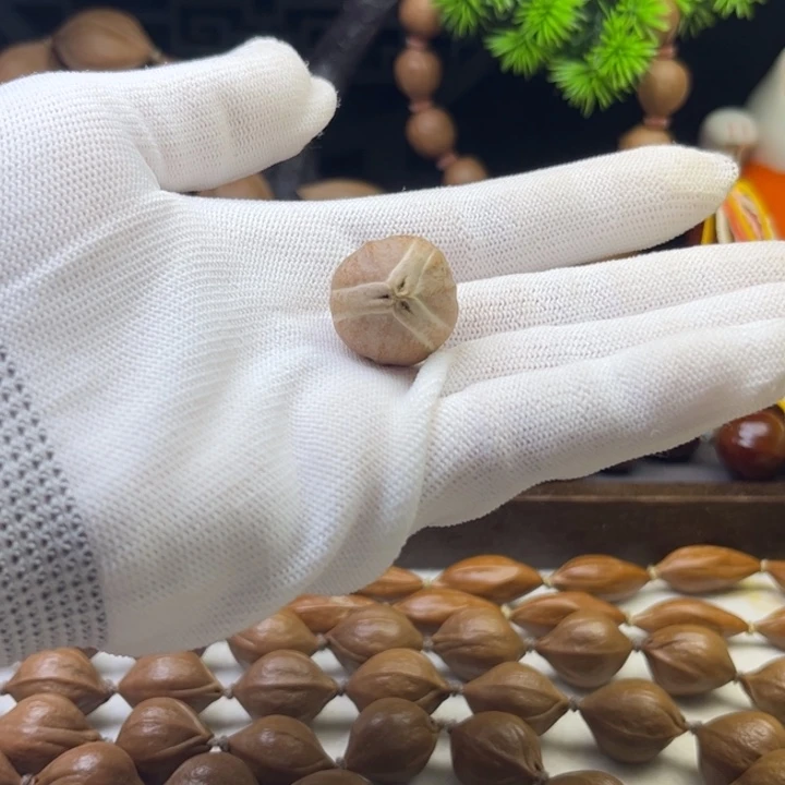 挑***战手串/手链橄榄核2.0*2.2原皮三花铁核颗树王11