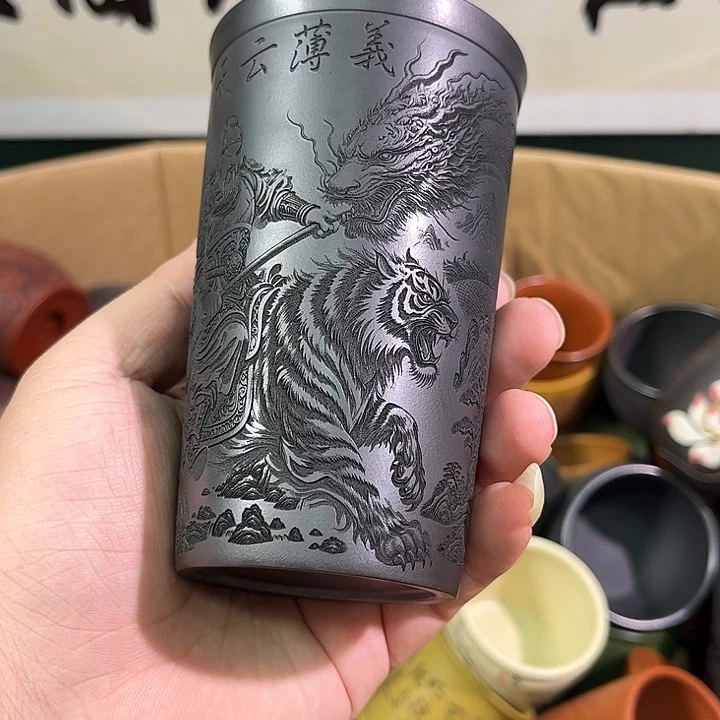 茶杯紫砂全手工紫砂主人杯