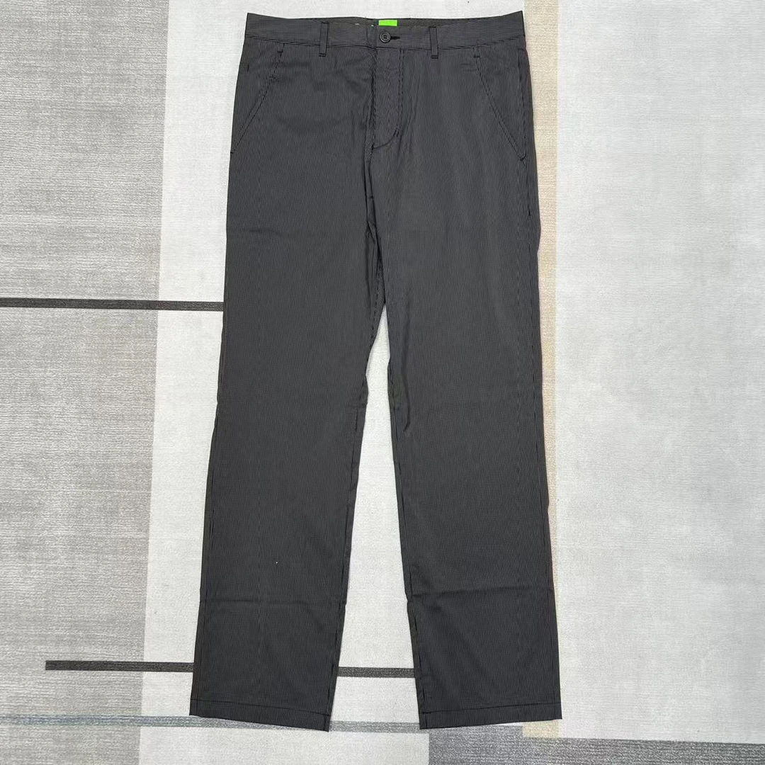 全新未使用 HugoBoss/雨果博斯 长裤直筒裤常规款贴布简约
