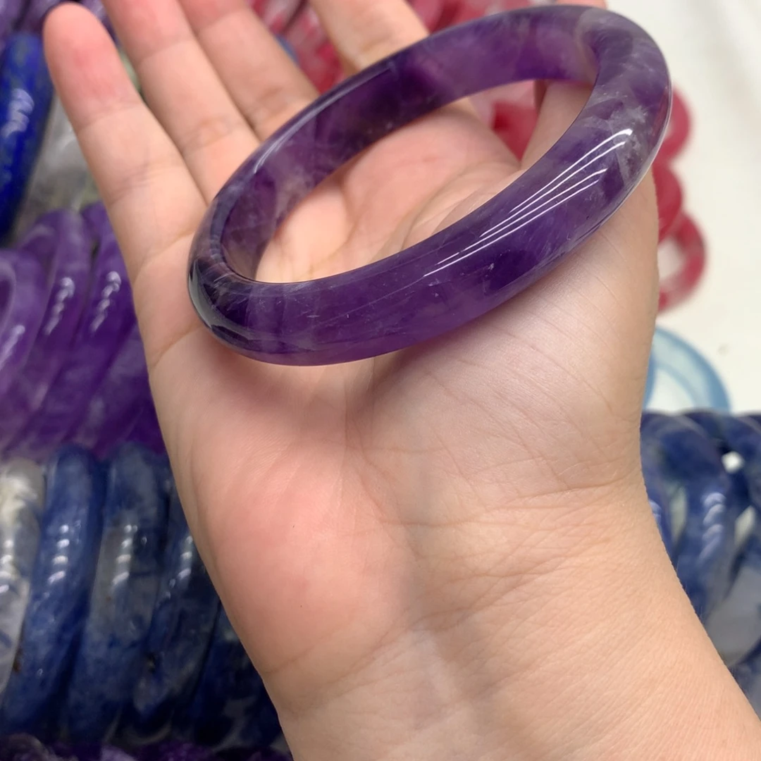 水晶手镯未镶嵌紫水晶