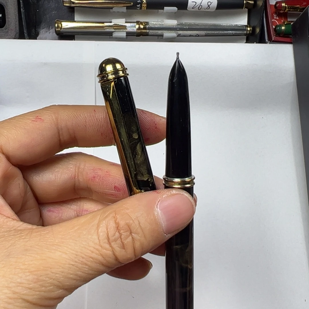 便携式东艺812全铜暗尖长刀老式吸墨