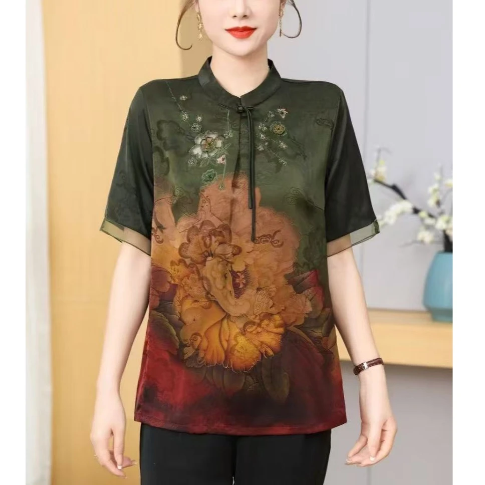 1-390-23新款时尚印花休闲小衫