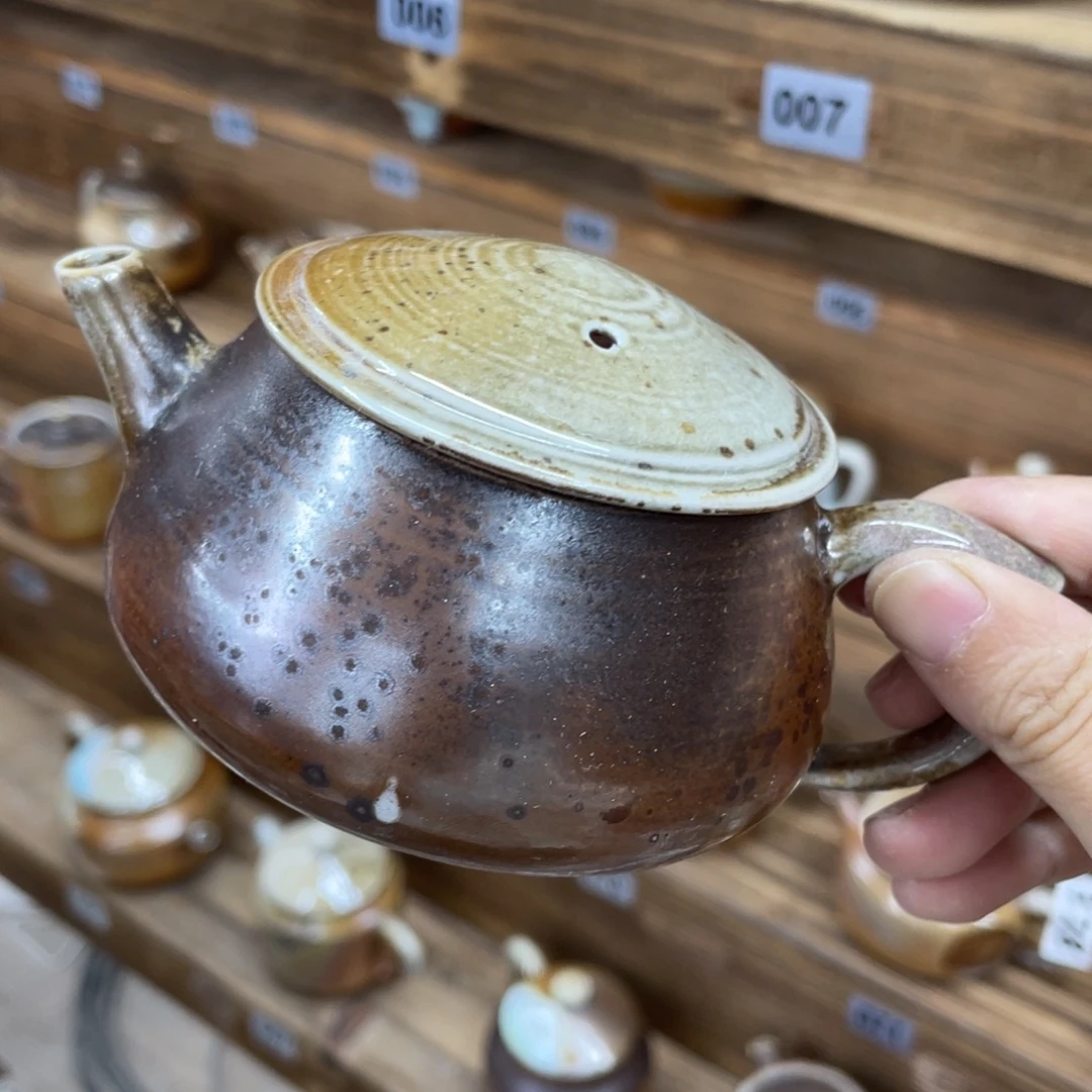 ༺***༻纯手工茶壶茶具柴烧瑕瑕