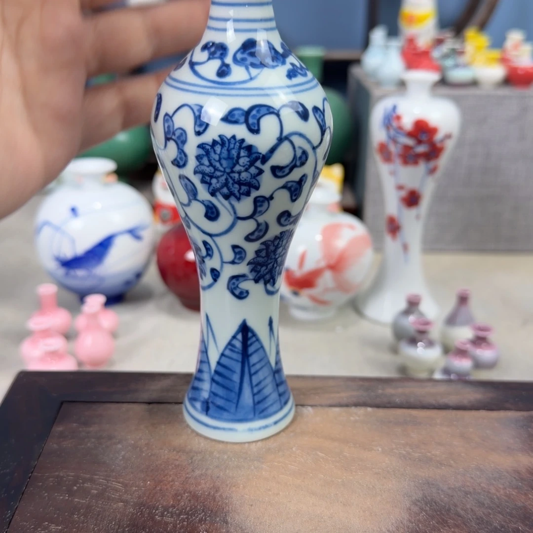 陶瓷手工小花器摆件