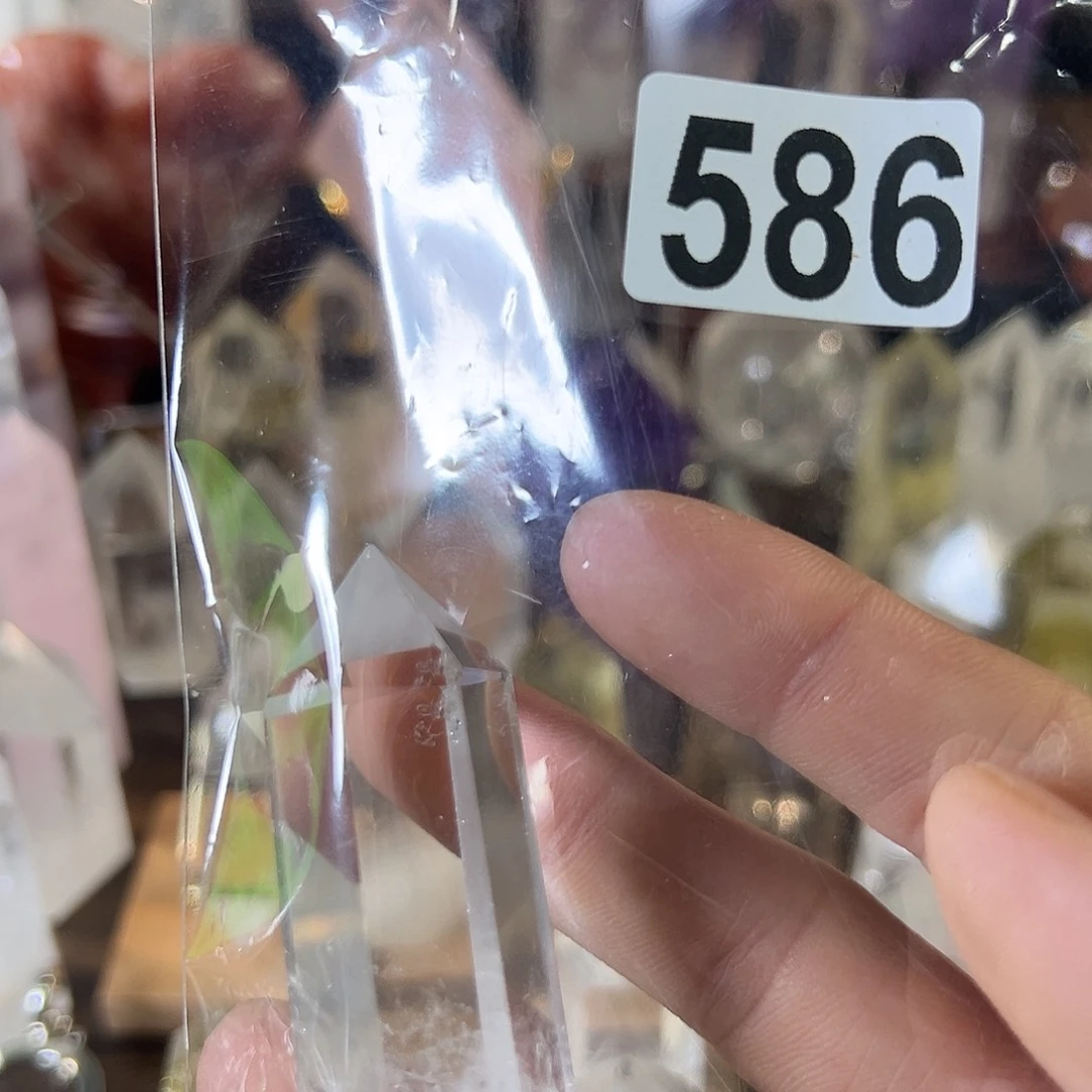 天然水晶，默认微瑕未镶嵌水晶A***迪