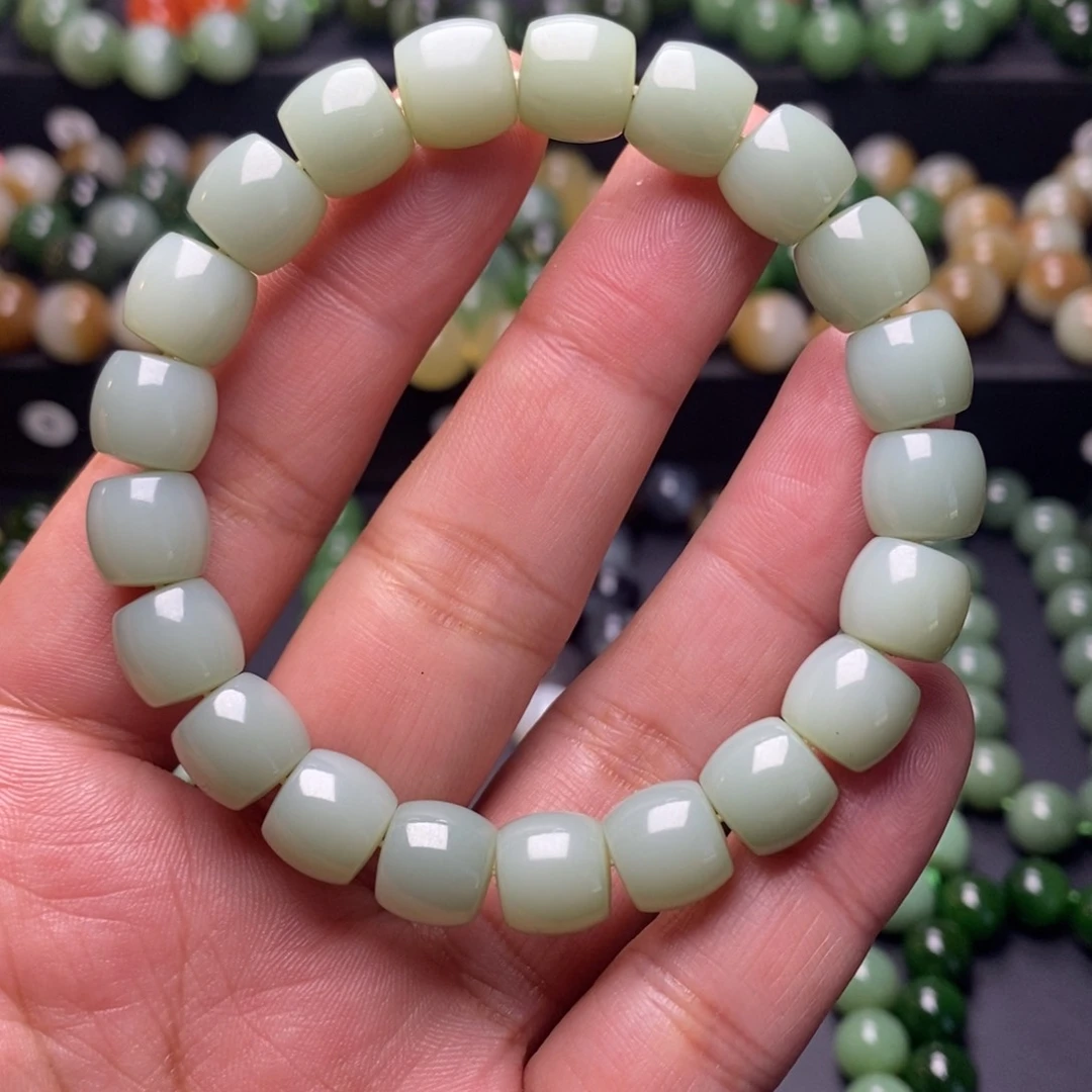 和田玉手串未镶嵌