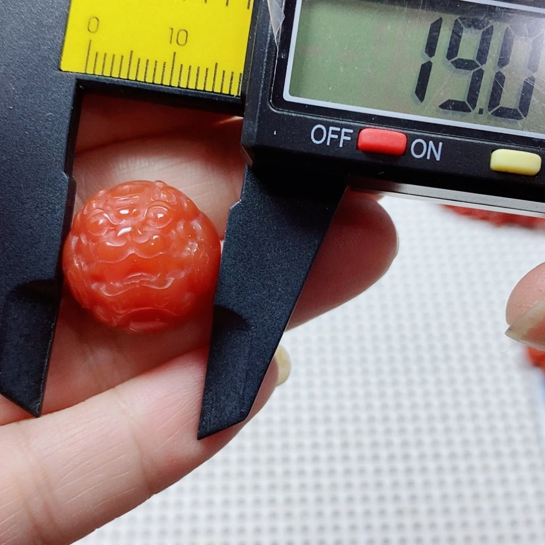 未镶嵌单珠南红玛瑙卡19
