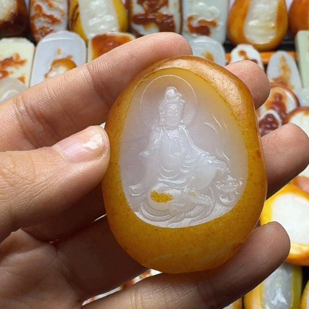 和田玉颈饰未镶嵌用****6