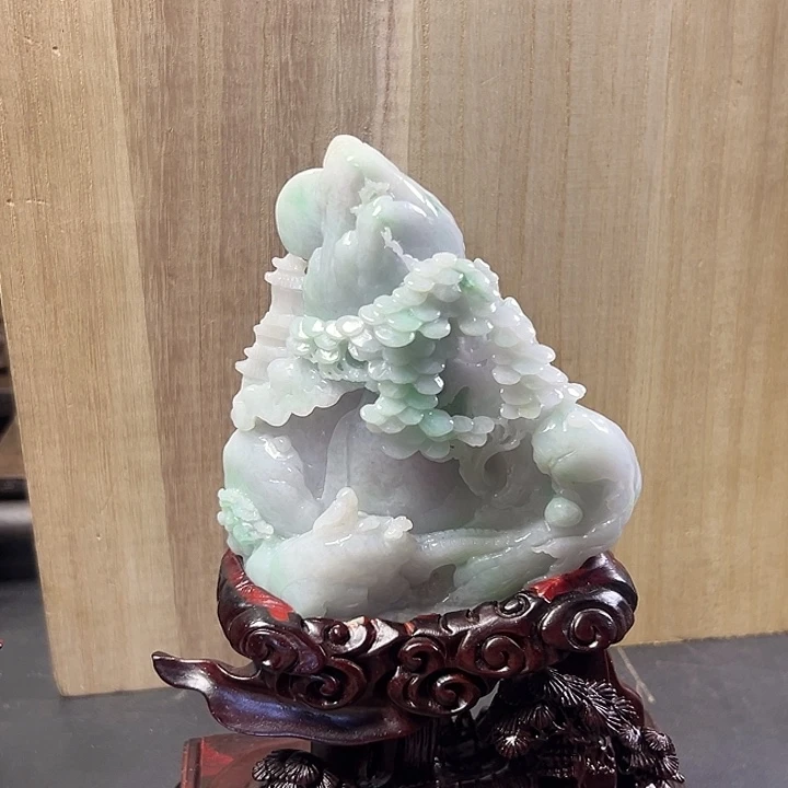 翡翠未镶嵌摆件翡翠