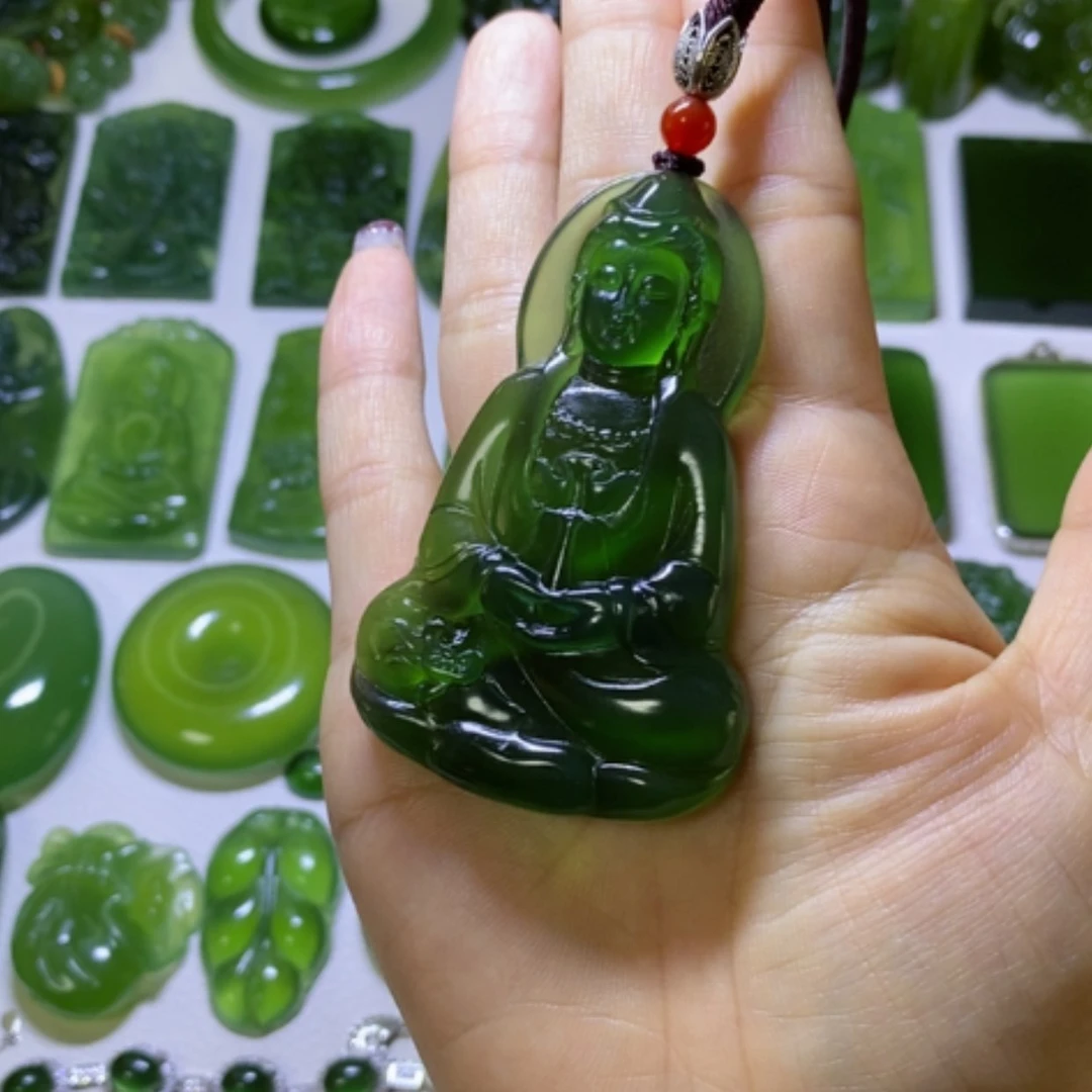 【闪购商品】蛇纹石玉颈饰未镶嵌信*-