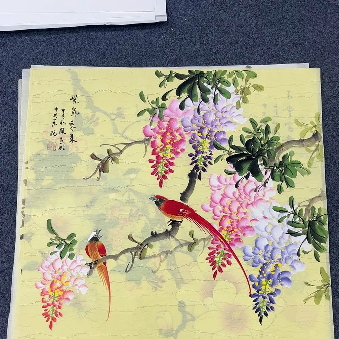 国画国画作品宣纸纯手绘