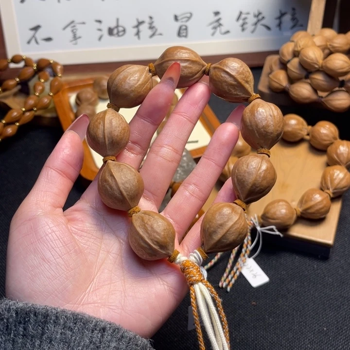 ꧁***꧂手串/手链橄榄核21.5 28精品梅林铁核