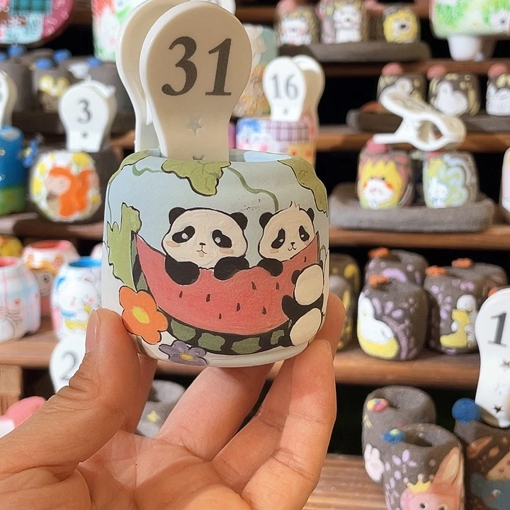 31…..手工手绘花盆