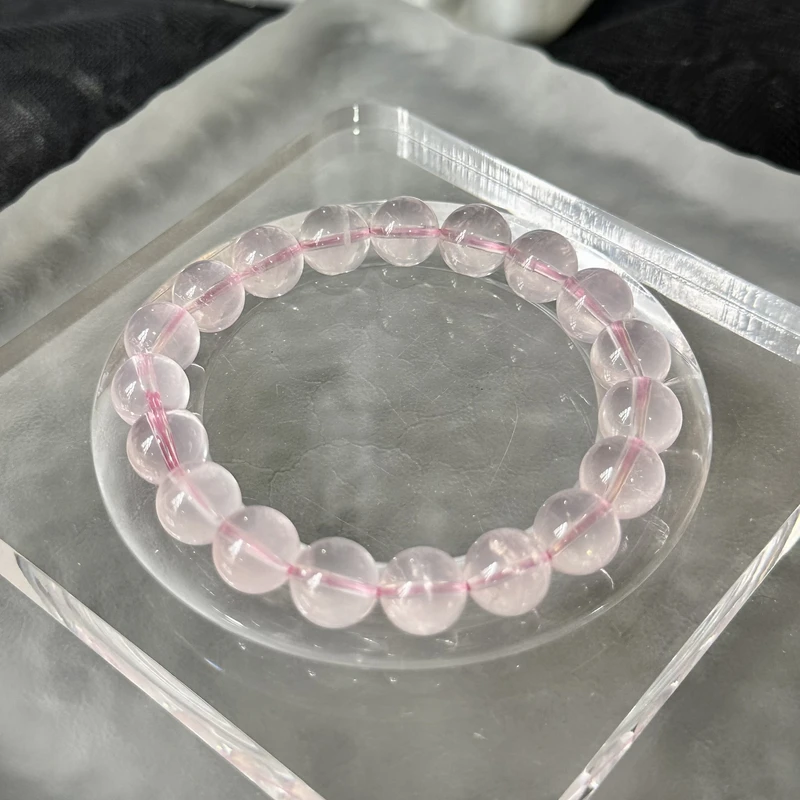 莫桑比克粉晶圆珠单圈约10-10.5mm