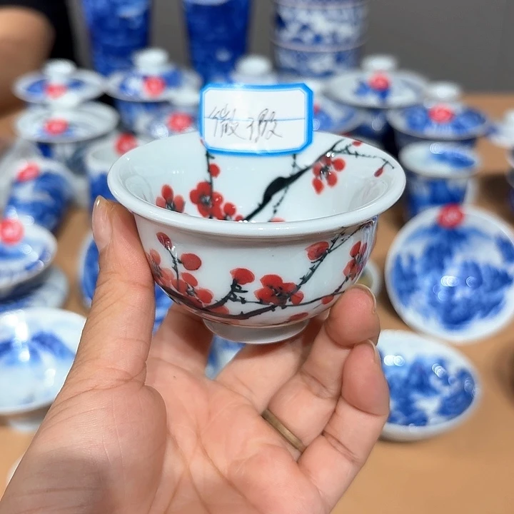 景德镇纯手工手绘单杯
