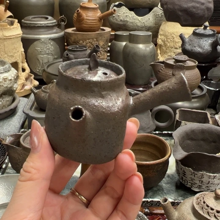 陶壶南蛮侧把茶器