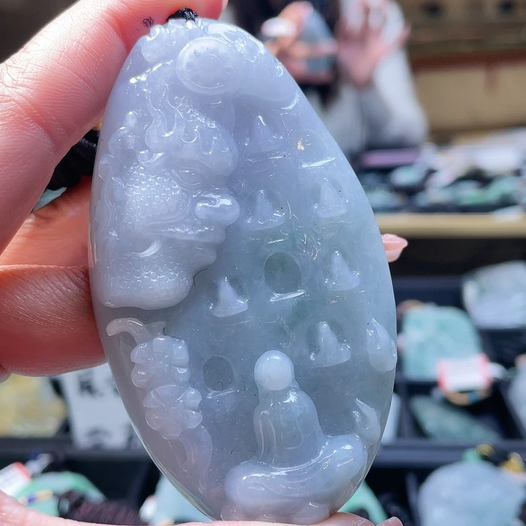 翡翠颈饰未镶嵌一个
