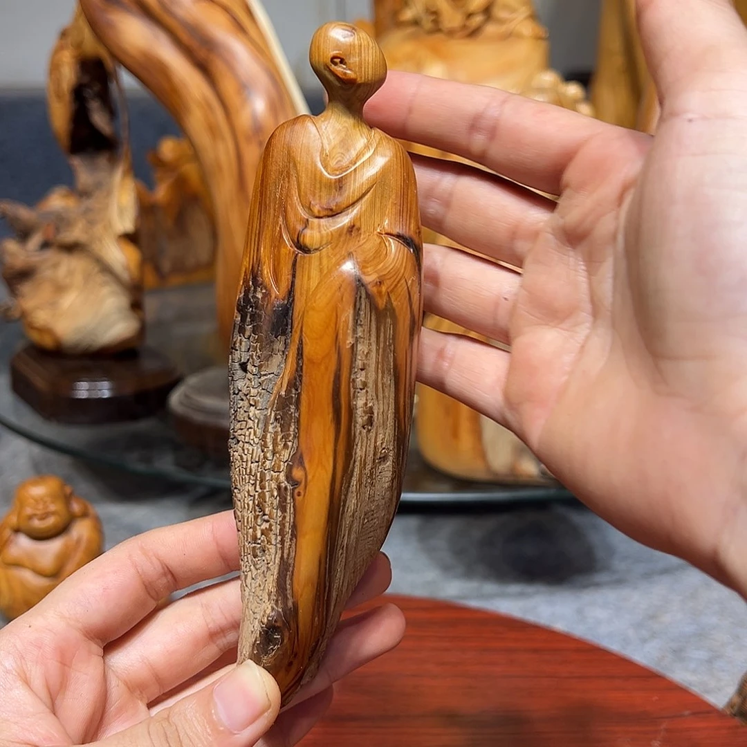柏木崖柏木手把件摆件
